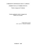 O‘ZBEKISTON RESPUBLIKASI ADLIYA VAZIRLIGI