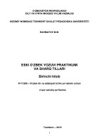 Eski_o`zbek_yozuvi_praktikumi_va_sharq_tillari_