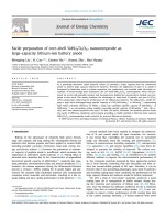 Facile preparation of core-shell Si@Li4Ti5O12 nanocomposite as large-capacity lithium-ion battery anode