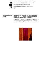 Facilitators  and  inhibitors  of  the  Relationship