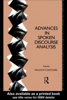 Advances in Spoken Discourse Analysis