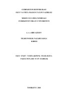ЎЗБЕКИСТОН РЕСПУБЛИКАСИ