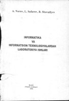 Informatika va informatsion texnologiyalardan laboratoriya ishlari