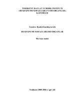 TOSHKENT DAVLAT YURIDIK INSTITUTI