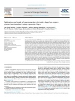 Fabrication and study of supercapacitor electrodes based on oxygen plasma functionalized carbon nanotube fibers