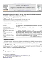 Bounded oscillation criteria for certain third order nonlinear difference equations with several delays and advances