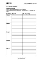 Microsoft Word - Citizenship recycling worksheet