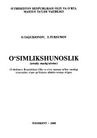 3. O'simlikshunoslik Amaliy (2)