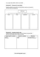 Worksheet A