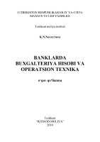 O‘ZBEKISTON RESPUBLIKASI OLIY VA O‘RTA MAXSUS TA’LIM VAZIRLIGI