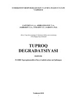 Тупрок деградацияси лотин