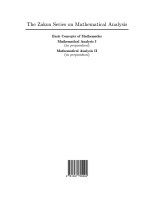 Basic Concepts of Mathematics