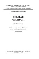 Bolalar adabiyoti lotin.p65