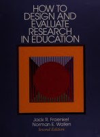 How to design and evaluate research in education