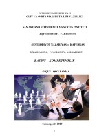 Kasbiy kompetentlik