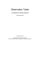 Observation Tasks
