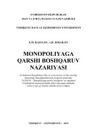 KB_Kaf_16.Monopoliyaga Qarshi Boshqaruv Nazariyasi____10ta