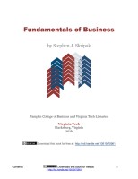 Fundamentals of Business (complete)