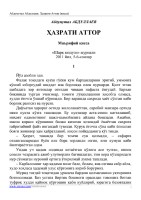 Microsoft Word - abdumutal_abdullayev_hazrti_attor_ziyouz_com.doc