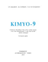 Kimyo 9-sinf darslik (2019)