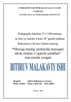 Microsoft Word - BMI 4-k. - 2015  Sevara Bobojonova, rahbar Jalilov Sh.I.