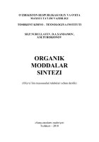 Organik moddalar siztezi