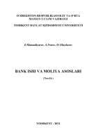 2021 bank ishi va moliya asoslari