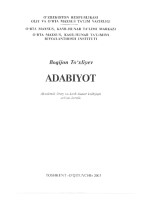 Adabiyot